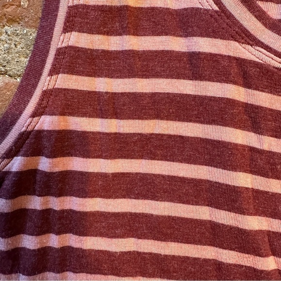 Cabi Tank Women's Soft Stretchy Medium Mulberry pink striped Limited Release - Picture 9 of 16